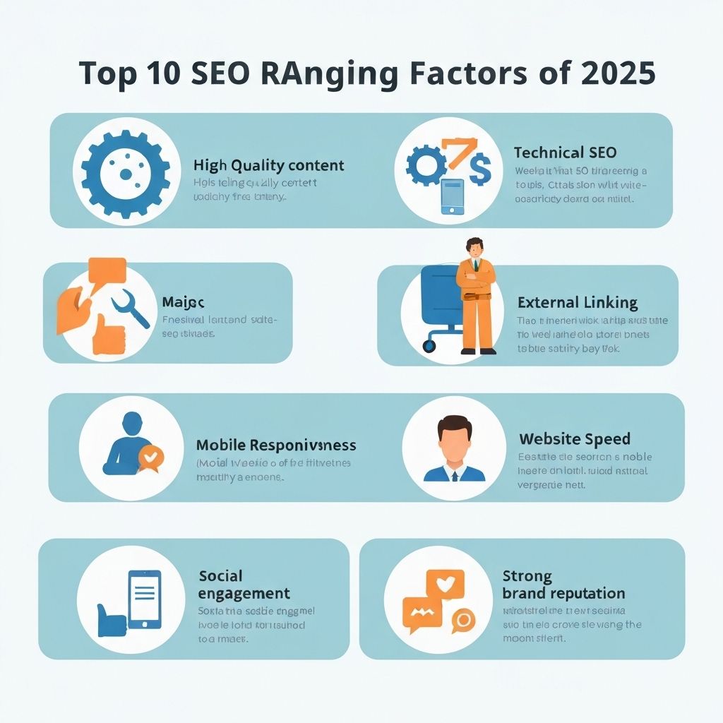 Top 10 SEO Ranking Factors for 2025