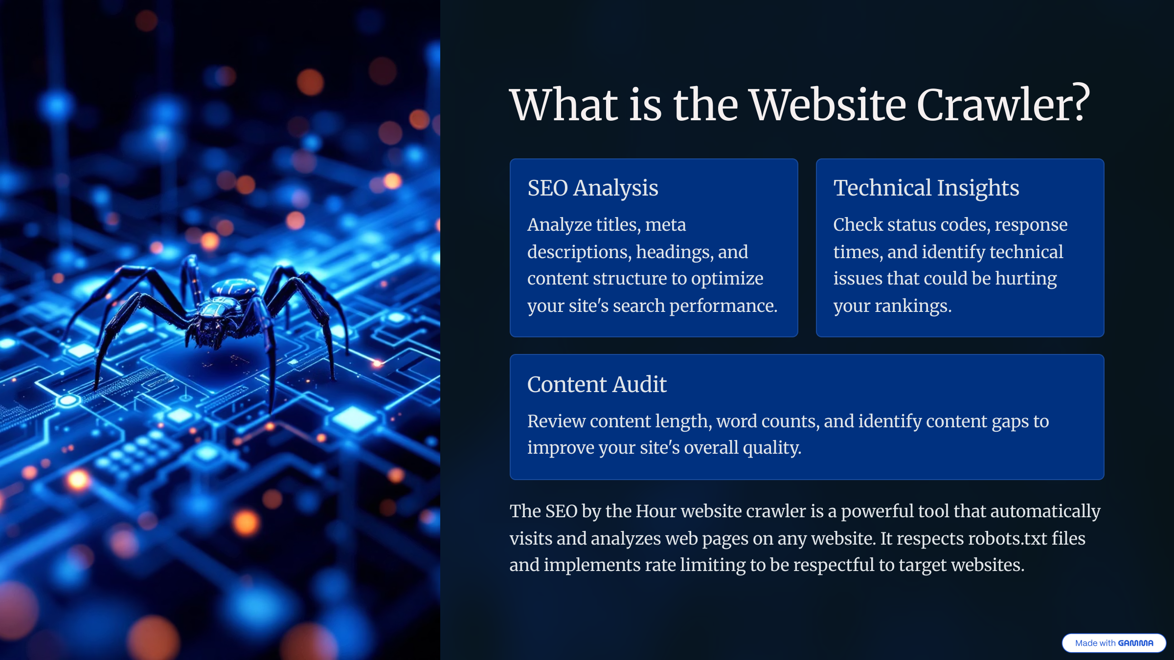 What is the Website Crawler?